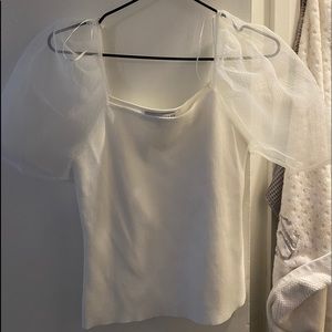 Endless Rose Organza Sleeve Top